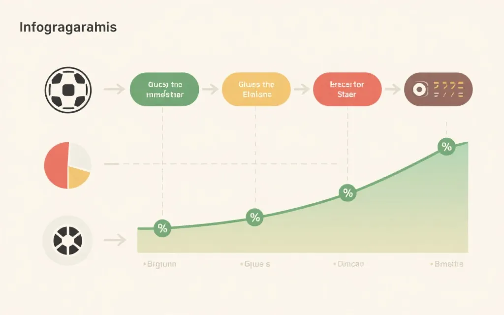 小组赛到淘汰赛的预测流程图与概率分布示意